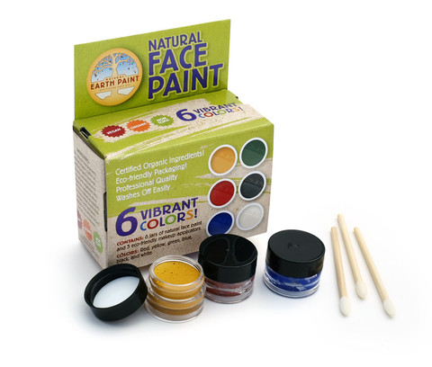 All-Natural, Safe, Vegan, and Cruelty-Free Face Paint by Natural Earth Paint